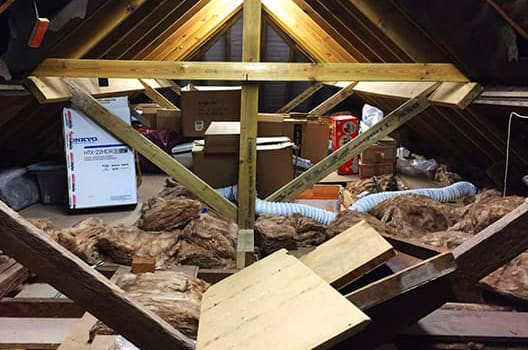 loft job before photo