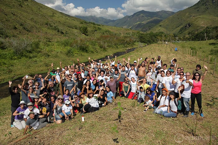 a group of people