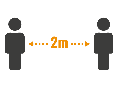 2m distance